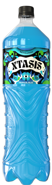 Bebida Ready To Drink XTASIS en envase PET de 2 Litros sabor Tropical Blue